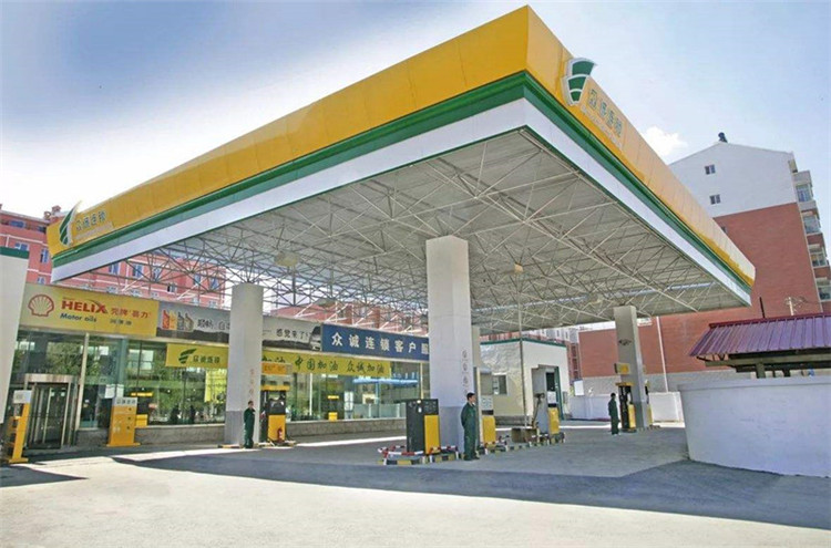 邢台加气站钢结构网架案例7